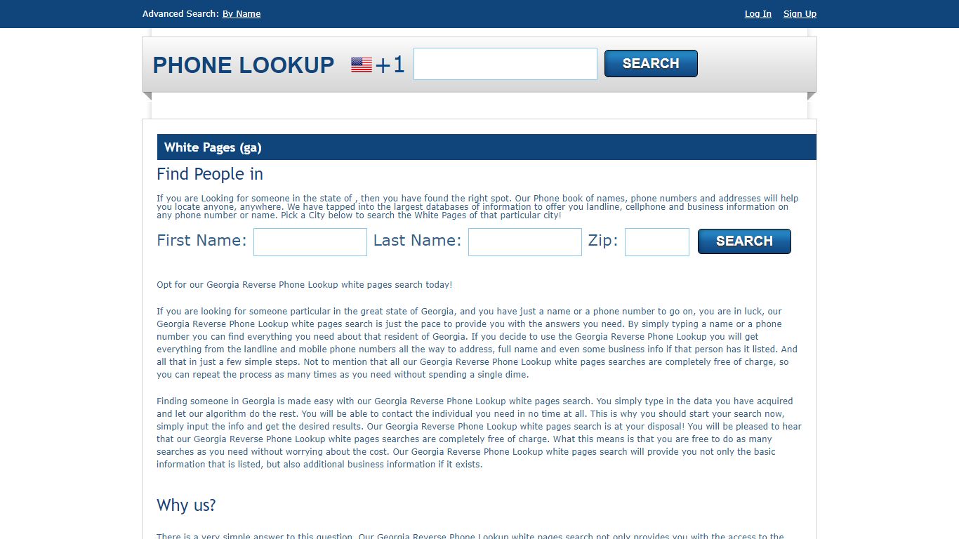 White Pages - ga Phone Directory Lookup